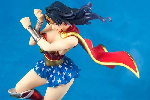 Vista 10 de Kotobukiya DC Comics: Armored Wonder Woman 2ª edición Estatua de Bishoujo Figura escala 1/7