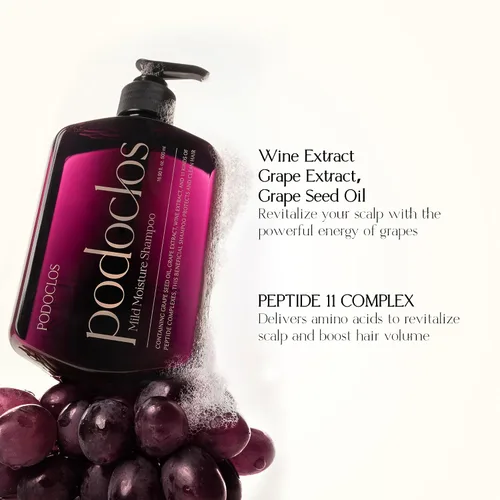 Vista 3 de Champú de humedad suave Hidratante y nutritiva para cuero cabelludo normal a seco, dermatológicamente probado, libre de 12 ingredientes agresivos