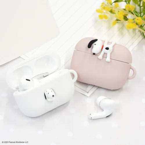 Vista 7 de Gourmandies SNGG-39B Peanuts - Funda de silicona para AirPods Pro (2ª generación), colgante