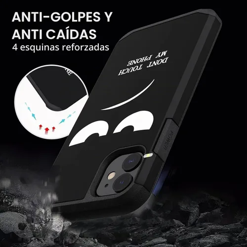 Vista 7 de Funda para iPhone 11, [Don't Touch My Phone] para niños y niños