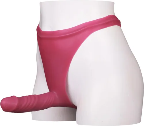Vista 6 de SUAISKR Consolador de tanga de silicona, juguetes sexuales masculinos para hombres homosexuales, masturbación con polla, accesorios sexuales
