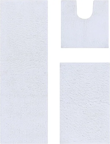 Vista 74 de Better Trends Micro Collection - Tapetes de baño, alfombra suave, alfombra de felpa absorbente, alfombra de baño 100% poliéster para suelo de baño