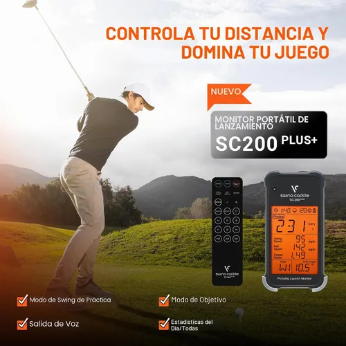 Vista 4 de Voice Caddie - Monitor de lanzamiento portátil Swing Caddie