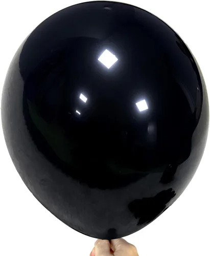 Vista 40 de Firomi - Globos negros de fiesta de 12 pulgadas, paquete de 100 unidades A05-negro