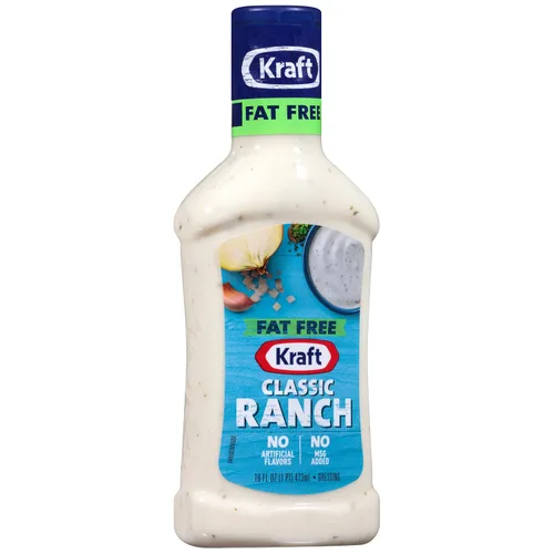 Vista 7 de Kraft Fat Free Classic Ranch Dressing (16 oz Bottles, Pack of 6)