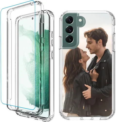 Vista 9 de Funda para teléfono con foto personalizada para Samsung Galaxy S22 5G, cubierta personalizada con imagen, texto, logotipo