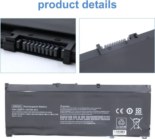 Vista 5 de 70Wh SR03XL SR04XL SRO4XL - Batería para portátil HP 917678-171 917678-1B1 917678-2B1 917724-855 HSTNN-DB7W HSTNN-IB7Z HSTNN-IB72 TPN-C1333 TPN-C1