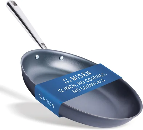 Vista 11 de Misen Carbon Nonstick™ - Sartén de acero al carbono nitrurado, 8 pulgadas