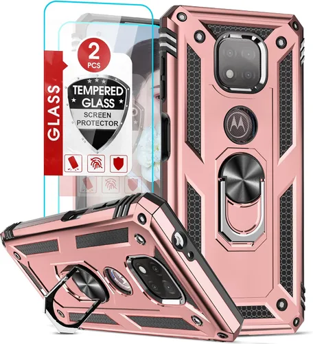 Vista 267 de LeYi Funda para Samsung Galaxy A05 (no compatible con A05S) con protector de pantalla y protector de lente de cámara, funda resistente de grado Negro