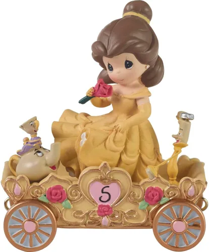 Vista 16 de Precious Moments Disney Figurina de Desfile de Cumpleaños – Blancanieves Edad 1 – Coleccionable de Regalo para el Primer Cumpleaños de Bebé Niña