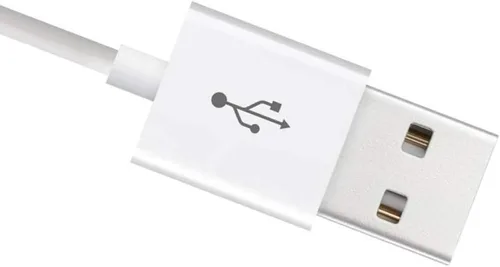 Vista 4 de Adaptador de audio USB a conector de 0.138 in, conector de audio AUX macho de 0.138 in a USB macho Cable adaptador de cable de carga para iPod