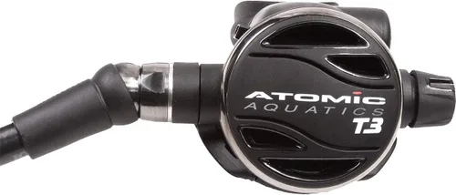 Vista 3 de Atomic Aquatics Regulador sellado giratorio de titanio T3, yugo