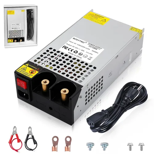 Vista 10 de Convertidor de CA a CC, fuente de alimentación de 12 V CC, 600 W máx. 50 A, SMPS, convertidor de 110 V a 12 V, transformador de fuente