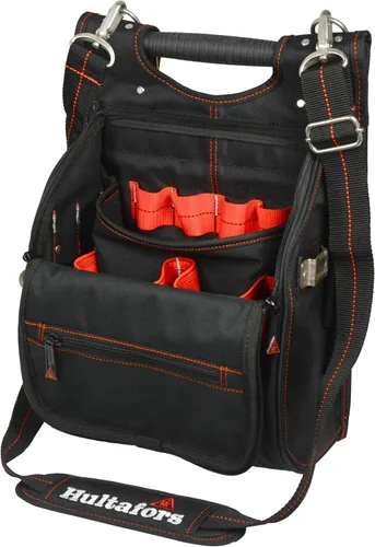 Vista 5 de Hultafors Work Gear HT5609 - Bolsa de herramientas profesional con cremallera, bolsa de herramientas con cremallera, mango de goma ergonómico