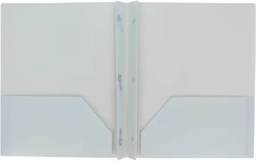 Vista 3 de Carpeta plástica con púas y 2 bolsillos - up&up (negro)