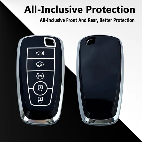 Vista 4 de Funda para llavero compatible con Ford F150 F250 F350 F450 F550 Explorer Mustang Fusion Escape Edge Lincoln