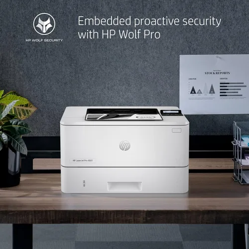 Vista 4 de Impresora en Blanco y Negro HP LaserJet Pro 4001n (Reacondicionada)