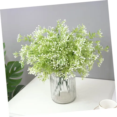 Vista 8 de IMIKEYA Rtificial decoración de plantas simuladas conjunto 4pcs vegetación falsa para decoración casera para fiesta
