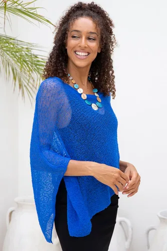 Vista 5 de Back From Bali Poncho transparente para mujer, suéter ligero de verano