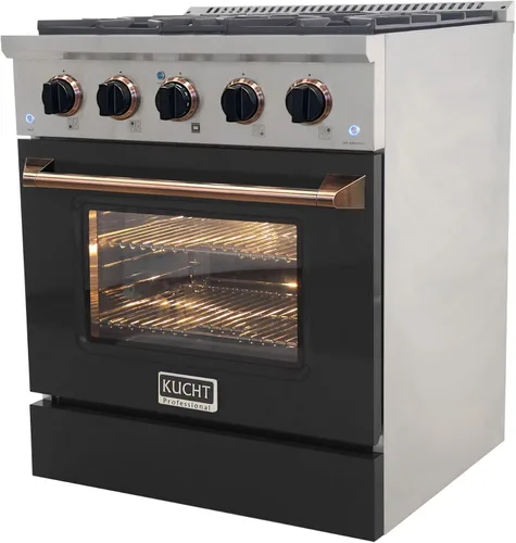 Vista 10 de Kucht KNG301-K-GOLD - Cocina de gas, color dorado
