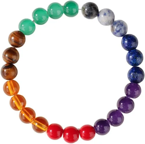 Vista 9 de Pulseras de triple protección con piedra de ojo de tigre de obsidiana negra con hematita para hombres y mujeres, pulsera de piedra curativa
