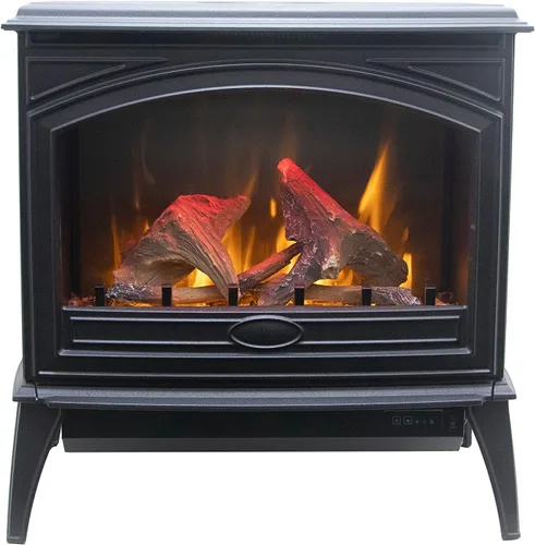 Vista 7 de Chimenea eléctrica interior Freestand de hierro fundido E-50