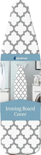 Vista 5 de Whitmor Funda para tabla de planchar, azul Funda para tabla de planchar lavable a máquina con tela de 3.10 oz/m² y cuerda para tablas de 13-15 x