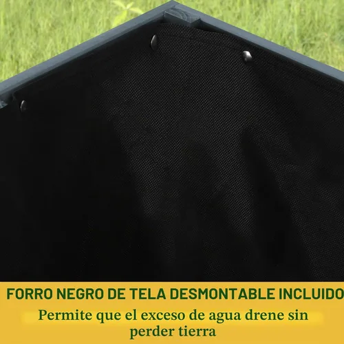 Vista 8 de MUPATER - Cama de jardín elevada de cedro de 6 x 3 x 2 pies para exteriores, cama de jardín elevada con patas, maceta elevada grande de 837 libras