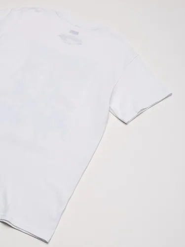 Vista 3 de Marvel Camiseta para hombre de los Vengadores Comics Crew, Azul marino jaspeado