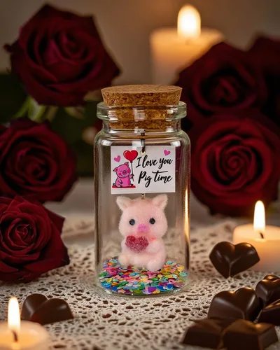 Vista 6 de Regalos de aniversario para él y ella, bonito mensaje romántico en botella, regalo para novio, novia, divertidos regalos de San Valentín, Navidad