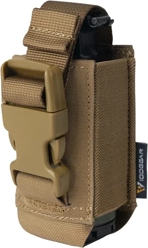 Vista 8 de IDOGEAR Soporte de linterna táctica Molle flashbang bolsa revista bolsa multiusos herramienta bolsa para chaleco resistente cinturón mochila
