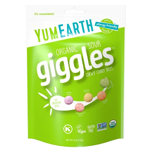 Vista 19 de YumEarth Organic Giggles - Caramelos masticables aptos para alérgicos
