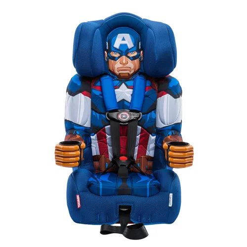 Vista 8 de KidsEmbrace - Asiento elevador de seguridad para niños 2 en 1 con arnés para automóvil, Batman de DC Comics, negro (3001BAT)