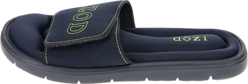 Vista 2 de IZOD - Sandalia de espuma viscoelástica para hombre, con velcro ajustable, tallas 7 a 12