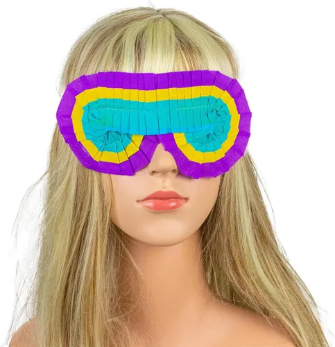 Vista 4 de Piñata de papel, antifaz para piñata, talla única , Multicolor