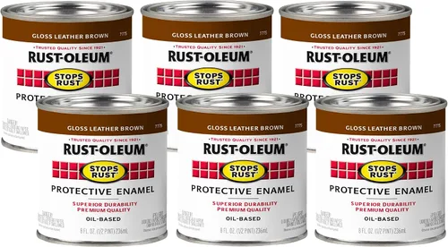 Vista 42 de Carbón gris brillante Rust-Oleum (7784502) contra el óxido 32 onzas, 7784502 Gris carbón brillante