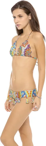 Vista 3 de Luli Fama Samba Caracol - Bikini ondulado triangular para mujer