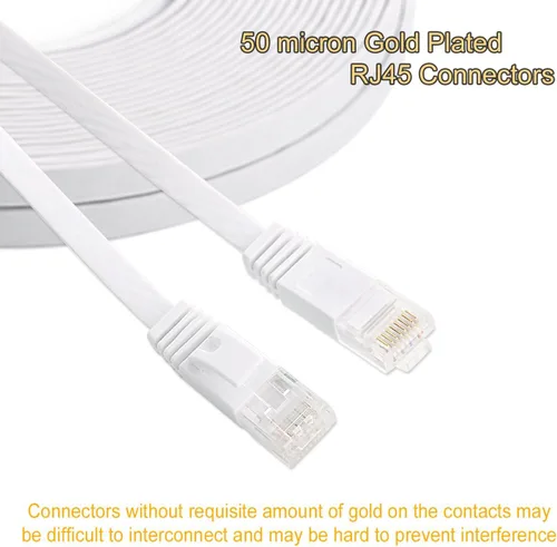 Vista 6 de INIU Cargador inalámbrico, estación de carga inalámbrica rápida con certificación Qi de 15 W y cable Ethernet Jadaol Cat 6 de 50 pies