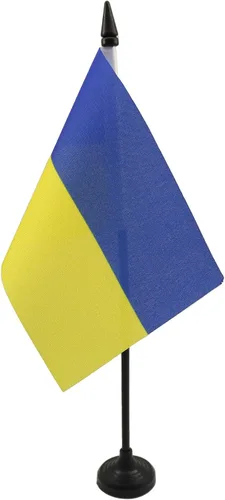 Vista 169 de AZ FLAG Aland Table Flag 4x6 in 100D Polyester Plastic Base Indoor use Finnish 15x10 cm desk flag stitched finish with reinforced edges with