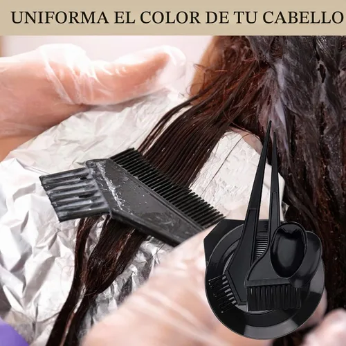 Vista 7 de 1st Choice Juego de cepillo y cuenco de color para teñir el cabello, kit de tazón de mezcla de cepillo de color de cabello, peine de tinte