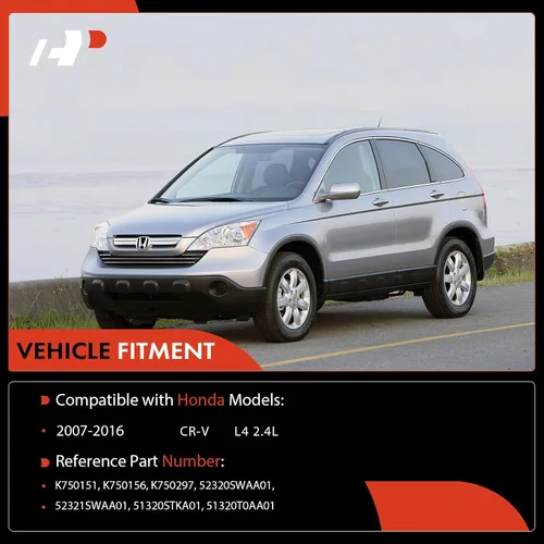 Vista 2 de A-Premium Kit de 4 eslabones de barra estabilizadora delantera y trasera, compatible con Honda CR-V CRV 2007-2016
