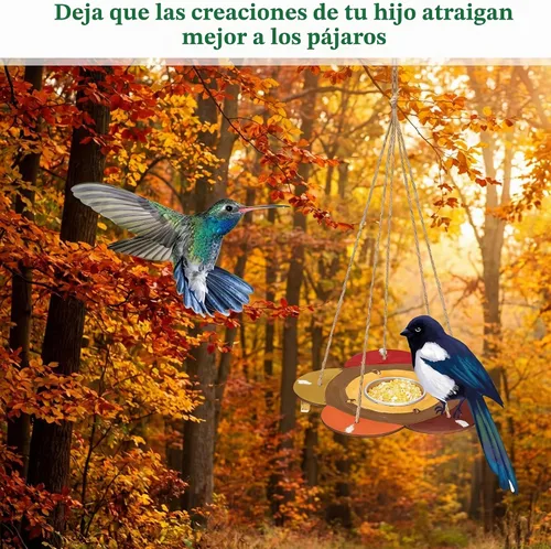 Vista 5 de DoubleFill - Kit de manualidades para comedero de pájaros para niños