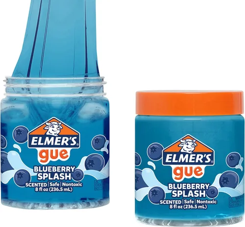 Vista 9 de Elmer's Gue - Slime premezclado, slime transparente y cristalino, ideal para mezclar con complementos, 2 unidades Transparente vidrioso
