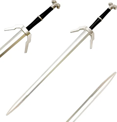 Vista 9 de Espada larga de espuma medieval de 41 pulgadas de Witcher para Cosplay, LARP, disfraz y Halloween