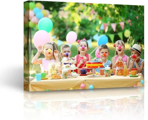 Vista 13 de SIGNLEADER Lienzo decorativo personalizado para pared, impresiones de lienzo personalizadas con tus fotos, decoración perfecta de pared