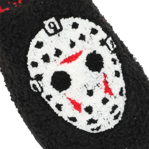Vista 4 de Bioworld Friday the 13th Jason Voorhees - Pantuflas para hombre