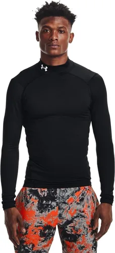 Vista 2 de Under Armour ColdGear - Camiseta de compresión para hombre, con cuello alto falso