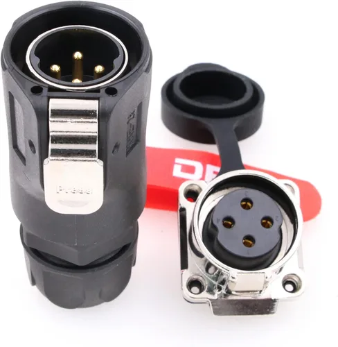 Vista 7 de XHE28 Series 10pin impermeable IP65/IP67 conexión rápida 10A 380V macho y hembra RV conector de puerto solar RV (10-Pin 10A 380V)