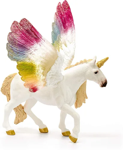Vista 5 de Schleich bayala - Figura de unicornio arcoíris de 7 pulgadas, juguete de unicornio para niñas y niños, figura de caballo de fantasía para niños a