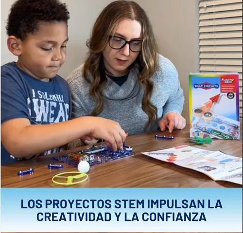 Vista 6 de Kit de juguete científico/STEM de Snap Circuits Flight Deck A partir de 8 años Regalo de construcción para niños y niñas